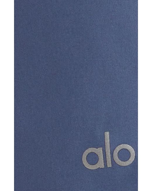 Alo Yoga Blue Adapt Running Shorts for men