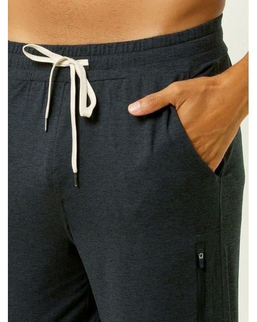 Single Stitch Black Everyday Drawstring Jogger for men