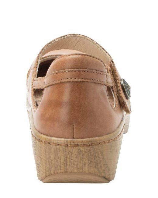 Alegria By Pg Lite Brown Onika Mary Jane Clog