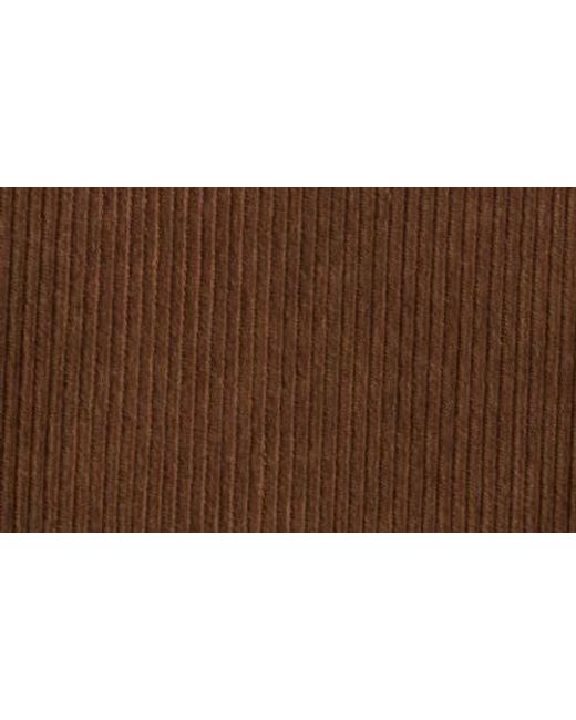 Service Works Brown Organic Cotton Corduroy Button-Up Chore Coat for men