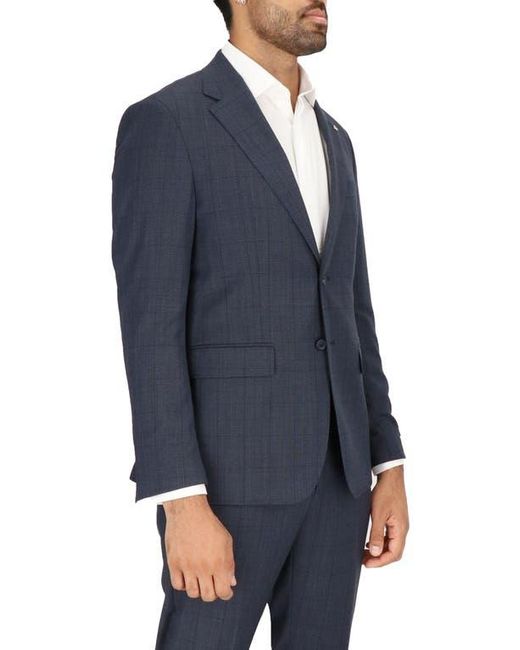 Scotch & Soda Blue Check Stretch Wool Sport Coat for men