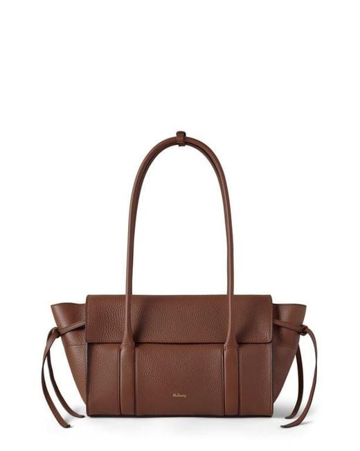 Mulberry Brown Small Soft Bayswater Leather Satchel