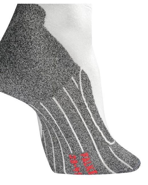 Falke Gray Ru4 Light Performance Running Socks