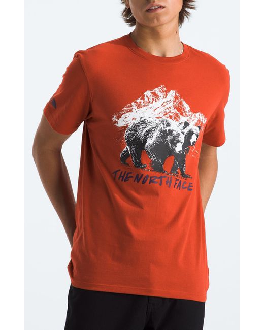 The North Face Red Bears Graphic T-shirt for men