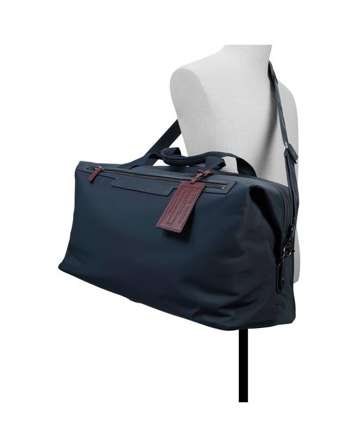 Ted Baker Blue Ender Nylon Weekender for men