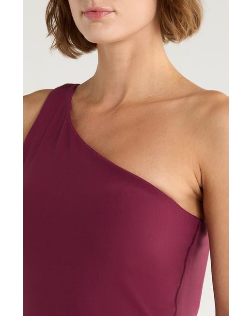 Spanx Purple Bare Essentials One Shoulder Tank
