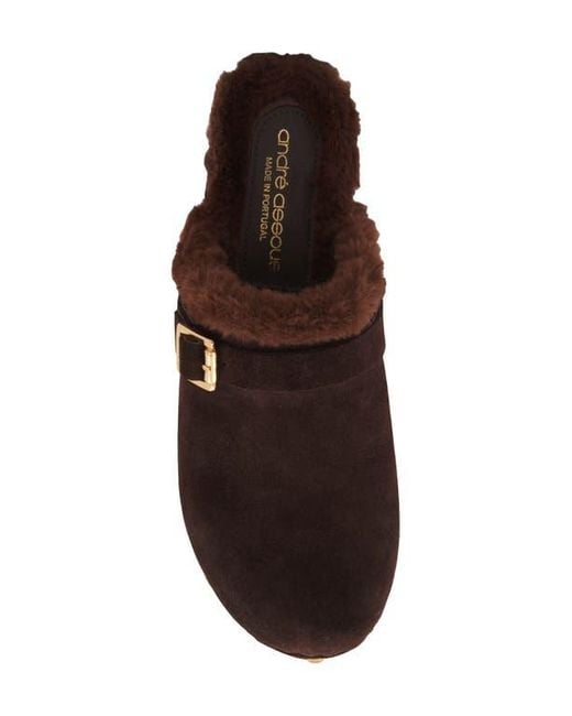 Andre Assous Brown Orla Platform Clog