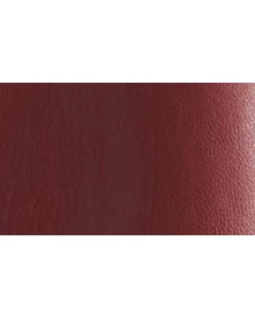 Cinq À Sept Red Holly Ruffle Faux Leather Jacket