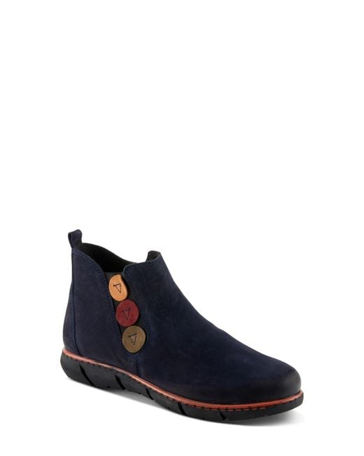 Spring Step Blue Katana Bootie
