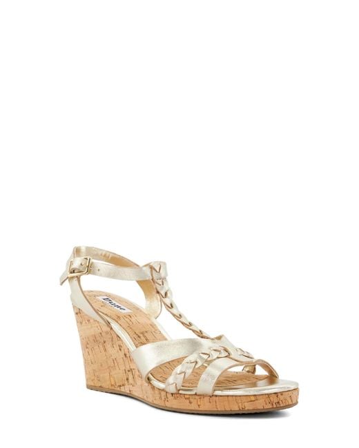 Dune Metallic Koali Wedge Sandal