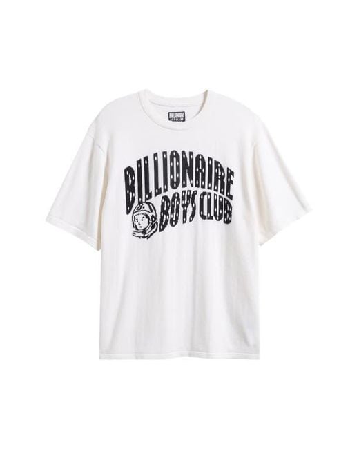 BBCICECREAM White Bb Curve Logo Graphic T-Shirt for men