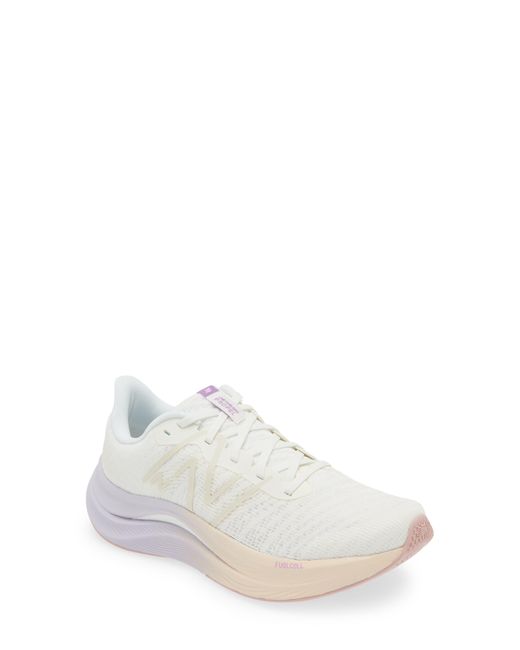 New Balance White Fuelcell Propel V4 Running Shoe