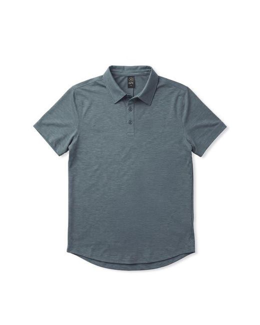 Cuts Blue Crossover Polo for men