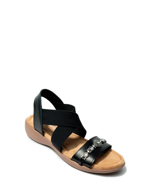 Minnetonka Black Brida Sandal
