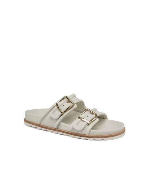 JSlides Footwear White Roux Sandal