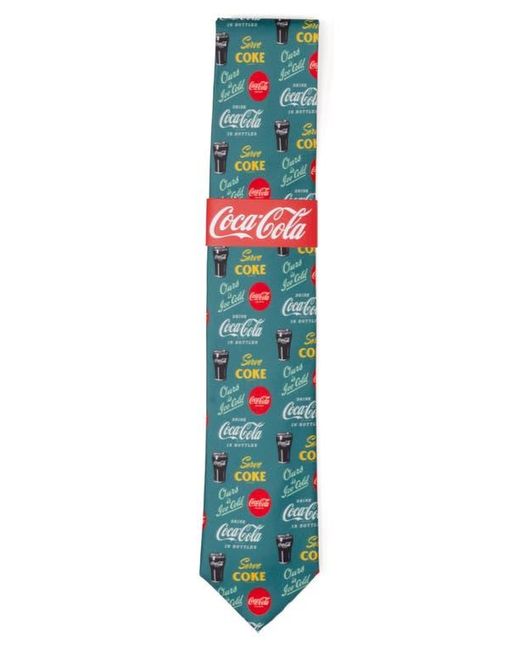Cufflinks Inc. Green Coca-Cola Tie for men