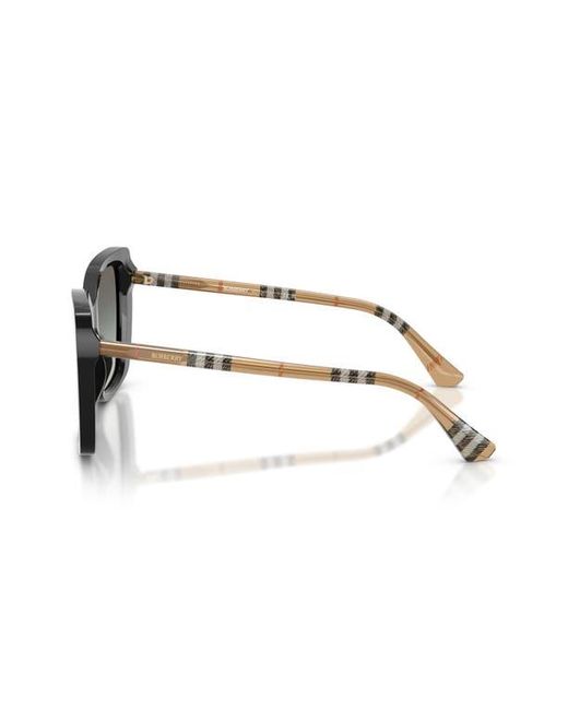 Burberry Square Sunglasses 54mm- NWT- Black/ Grey Burberry Women main image 3
