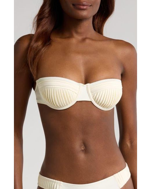 Solid & Striped Natural Solene Underwire Bikini Top