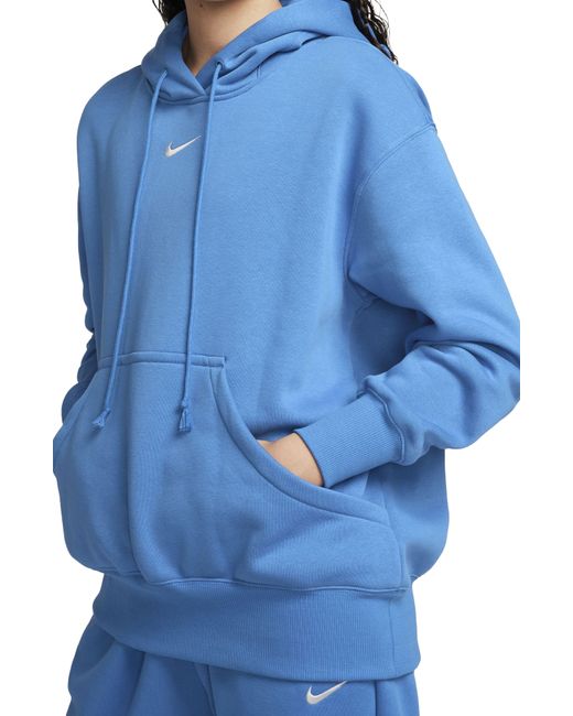 Nike Blue Sportswear Phoenix Oversize Fleece Hoodie