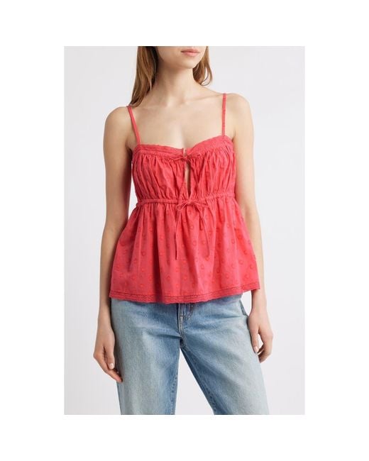 Ulla Johnson Red Quinn Camisole