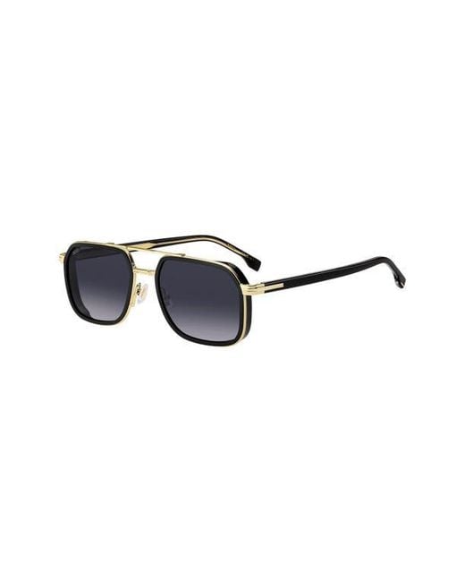Boss Black 55Mm Rectangular Sunglasses for men