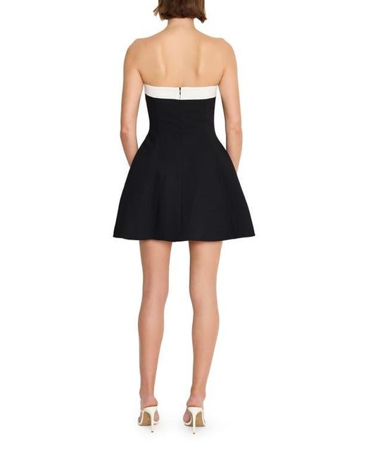 Amanda Uprichard Black Kerielle Strapless Minidress