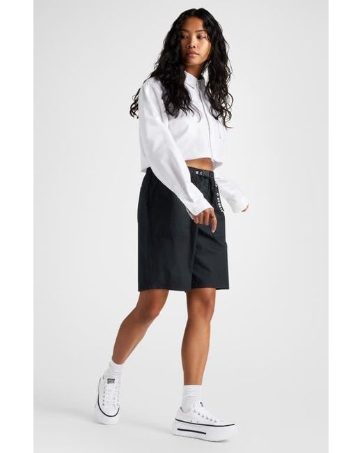 Converse White Gender Inclusive Chuck Taylor All Star Lift Double Stack Low Top Platform Sneaker