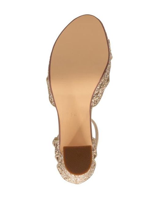 Touch Ups Metallic Jemma Ankle Strap Platform Sandal