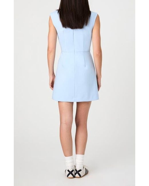 French Connection Ruth Whisper A-Line Dress in Blue | Lyst