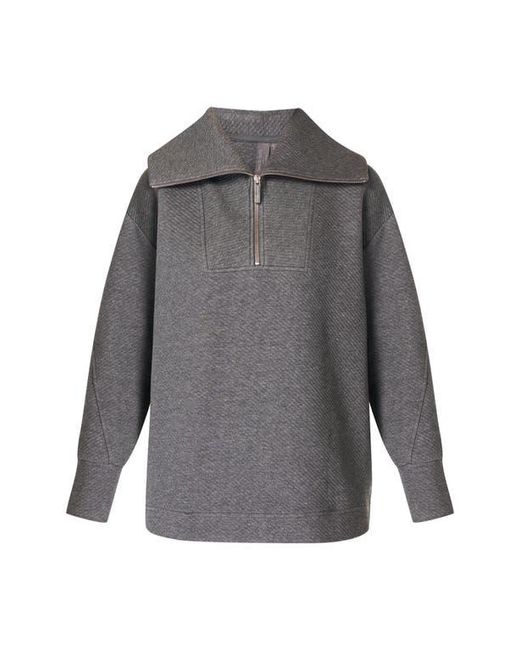 Sweaty Betty Gray Radiant Half Zip Sweatshirt