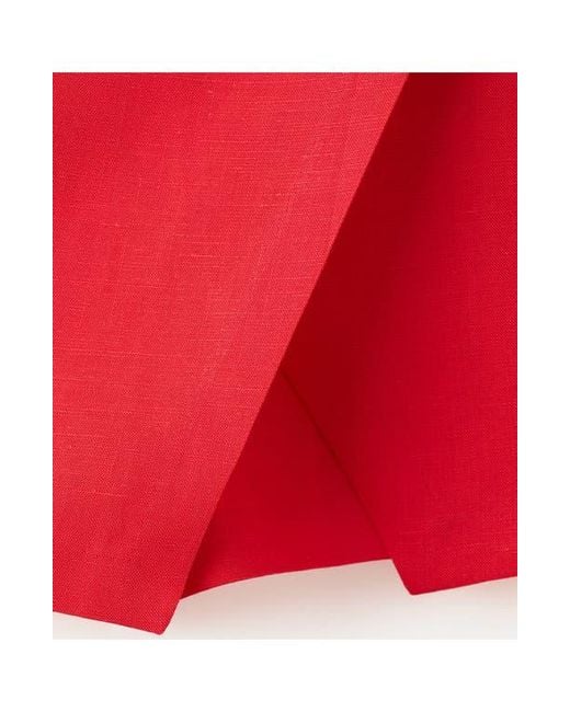 Mango Red Wrap Miniskirt