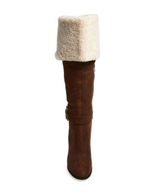 Jeffrey Campbell Natural Nestle Knee High Boot