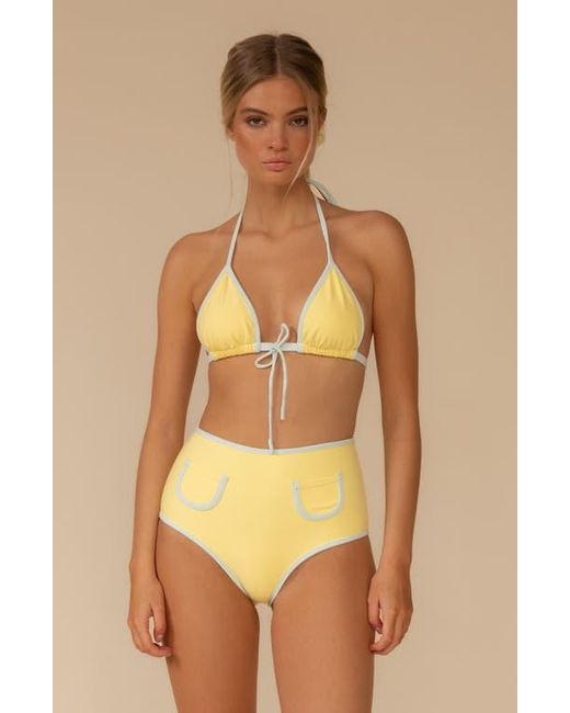 Montce Multicolor Emma Binded String Bikini Top