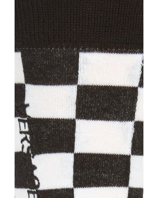 Versace Black Athletic Crew Socks for men