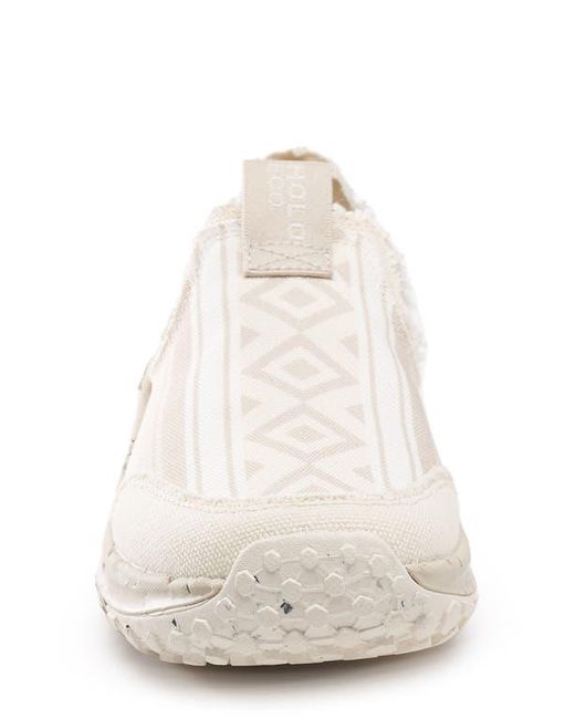 HOLO Footwear White Athena Canvas Slip-On Shoe