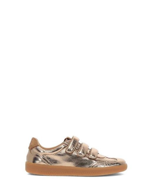 Frye Brown Milly 3 Strap Low Top Sneaker