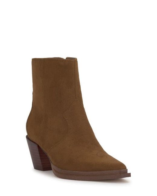 Jessica Simpson Brown Helvona Pointed Toe Bootie