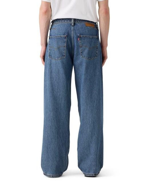 Levi's Belted Twisted Baggy Straight Leg Jeans in Blue for Men | Lyst
