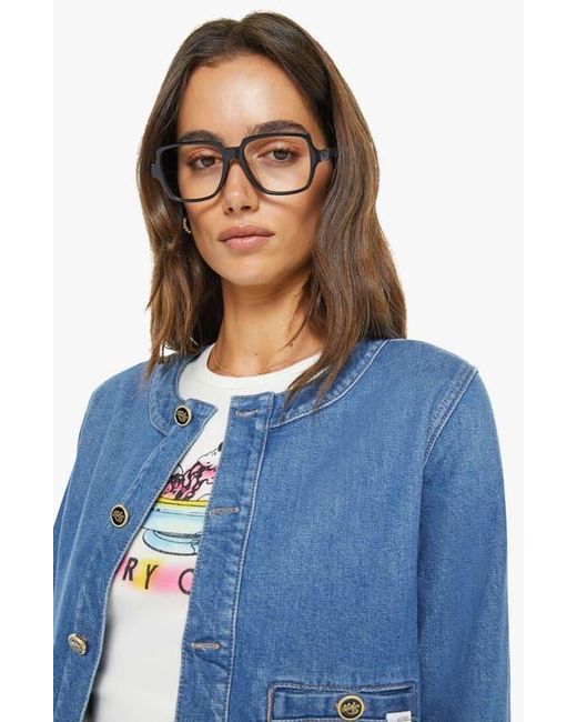 Mother Blue The Stashed Picky Denim Jacket