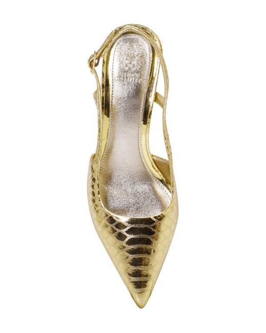 Vince Camuto Natural Sindree Slingback Pointed Toe Pump