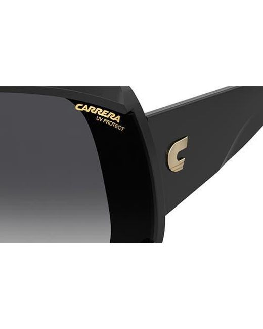 Carrera Black 99Mm Gradient Shield Sunglasses