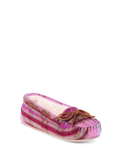 Minnetonka Pink Cally Slipper