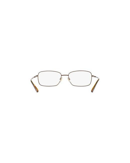 Sferoflex Metallic 54Mm Rectangle Optical Glasses for men