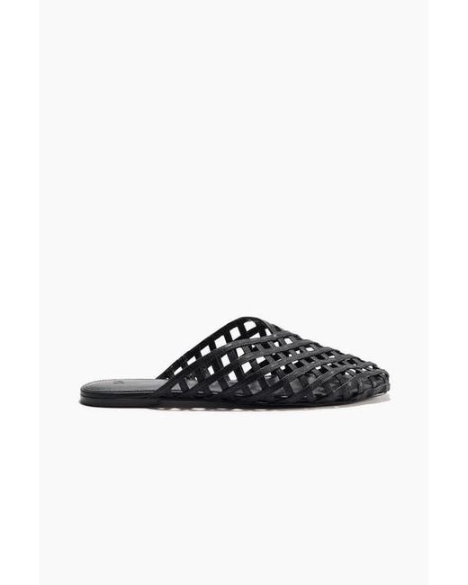 H&M Black Interwoven Mules