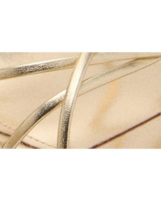 Mango Natural Ankle Strap Sandal
