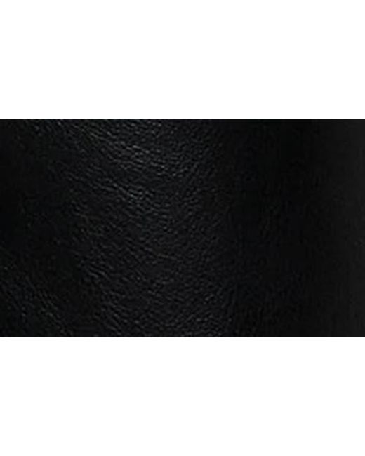 Petal & Pup Black Maverick High Waist Straight Leg Faux Leather Pants