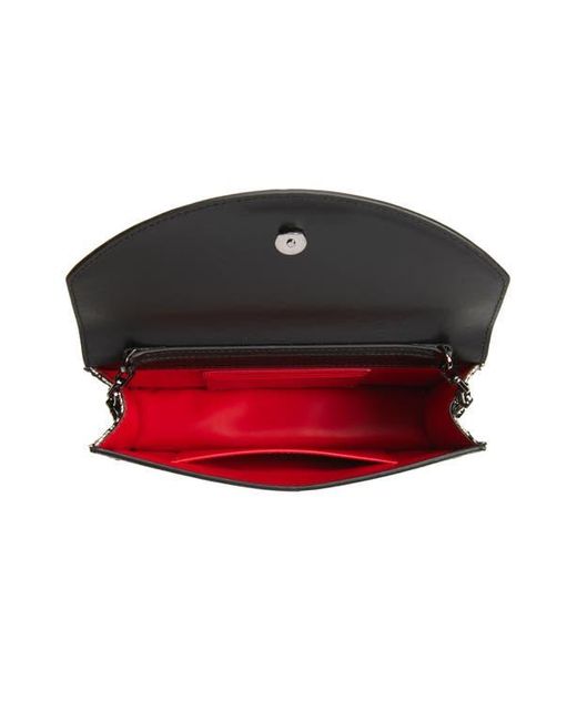 Christian Louboutin Black Loubi54 Lace Clutch