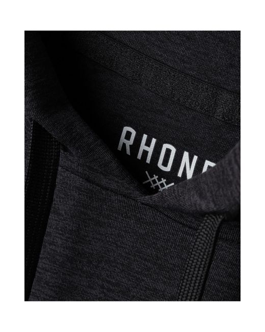 Rhone Black Ooo Tapered Knit Pants for men