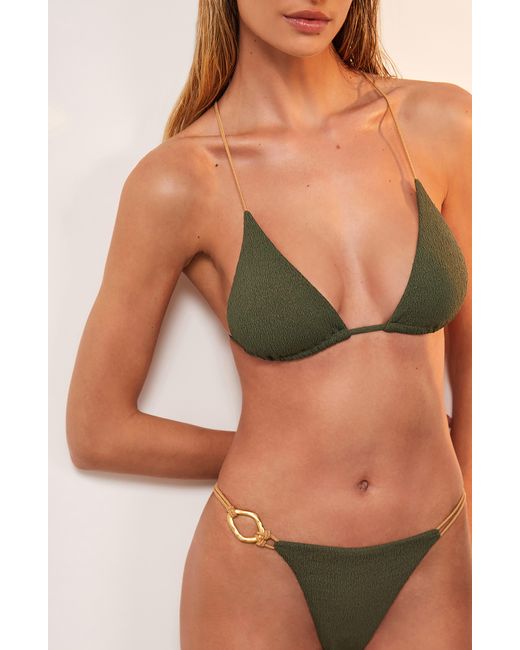 ViX Green Firenze Adalia T-back Bikini Top