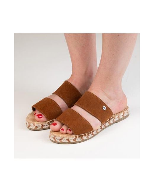 Minnetonka Brown Poppie Sandal